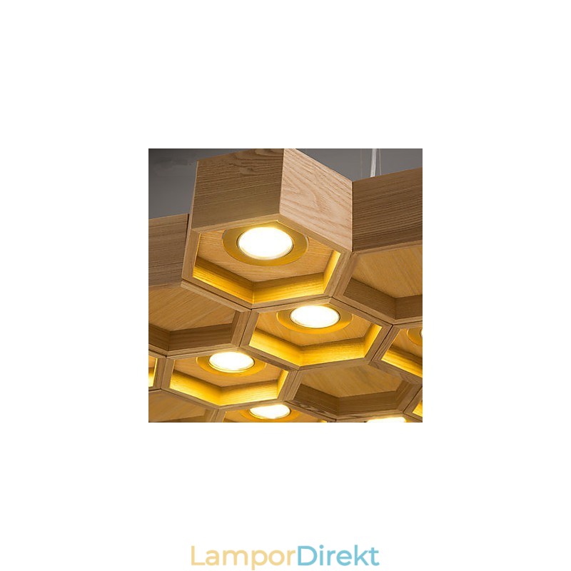 Pendellampor Country Wood Bamboo
