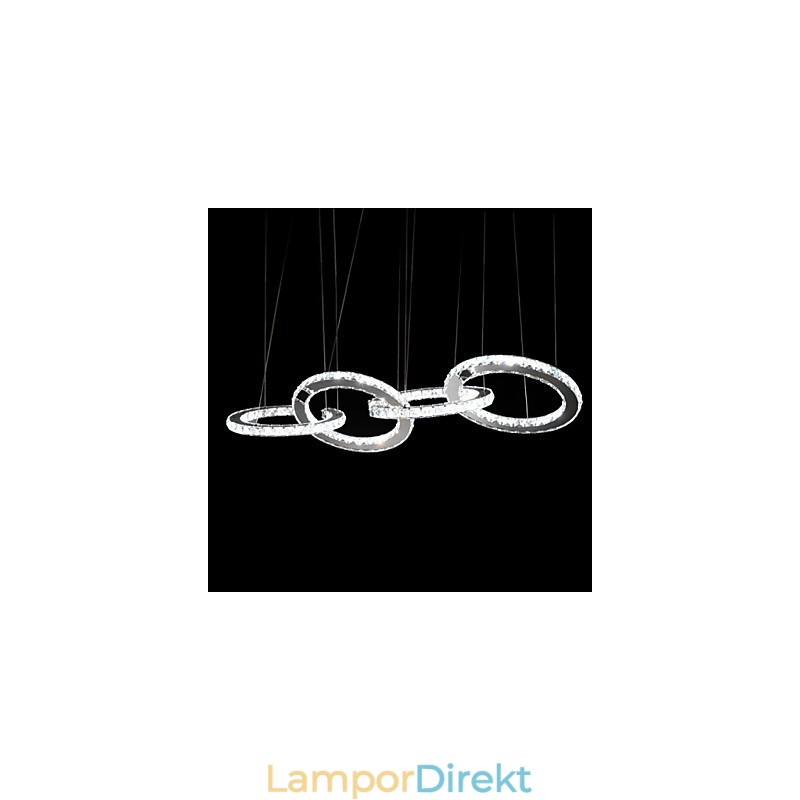 Pendellampor Crystal Light Modern Contemporary Metal