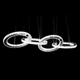 Pendellampor Crystal Light Modern Contemporary Metal