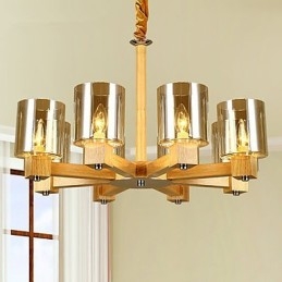 Pendellampor Country Wood Bamboo