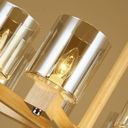 Pendellampor Country Wood Bamboo