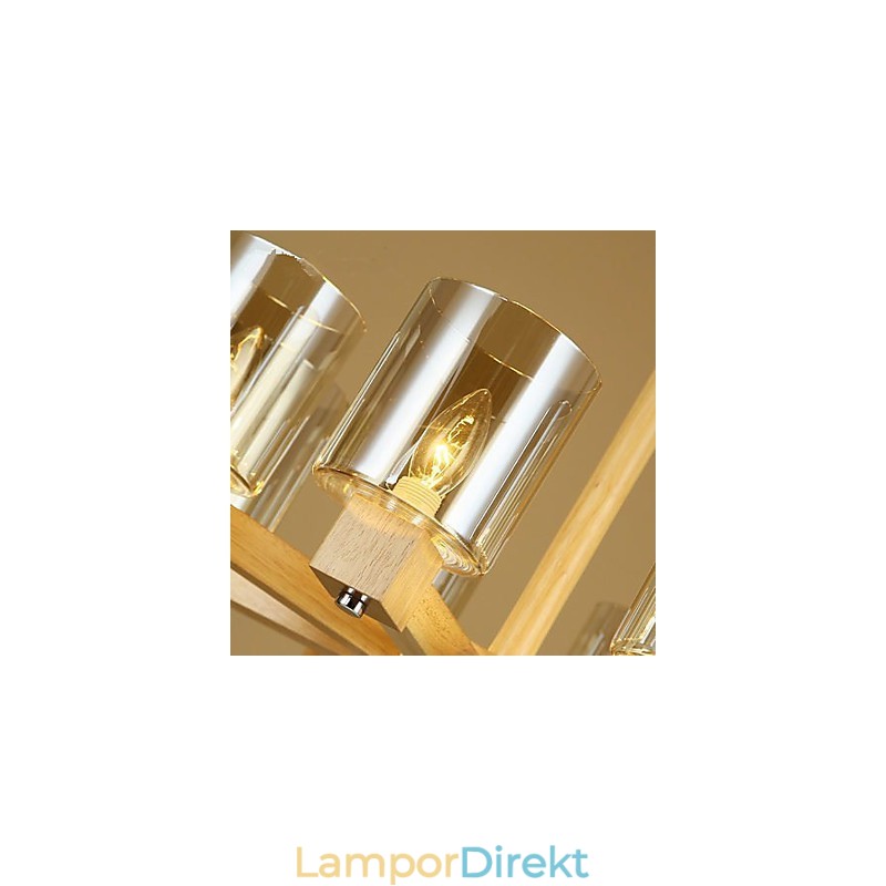 Pendellampor Country Wood Bamboo