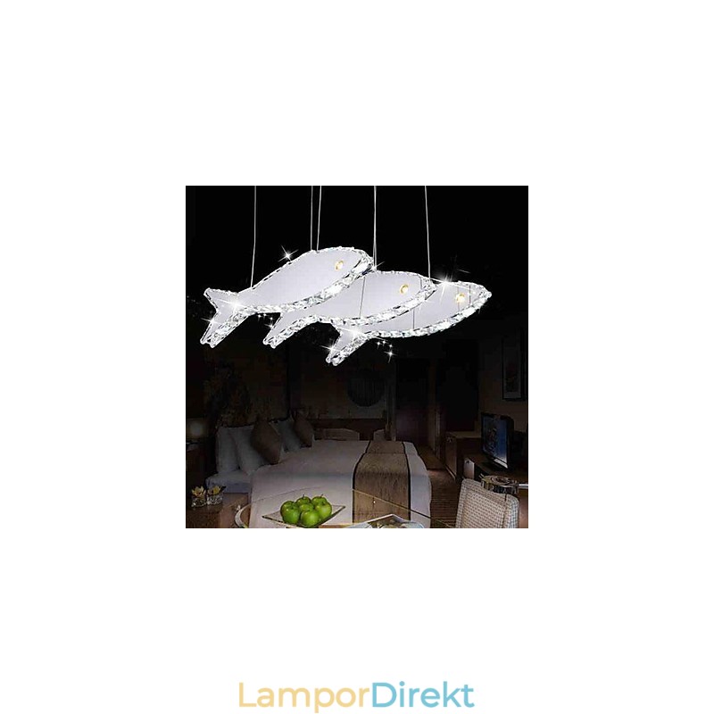 Modern Och Modern Kristallmetall Taklampa