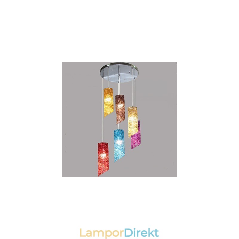 Huvud Cylindrisk Rund Lång Aluminium Cylinder Creative Lampor