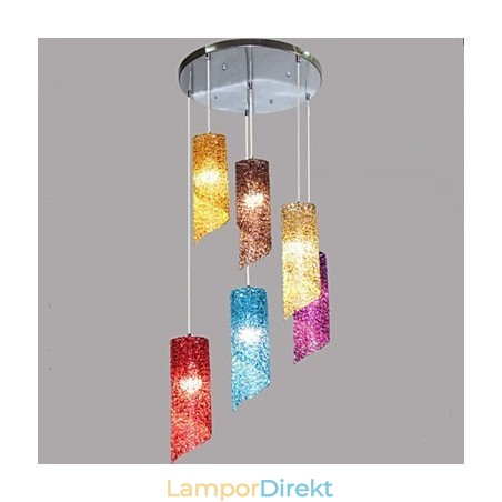 Huvud Cylindrisk Rund Lång Aluminium Cylinder Creative Lampor