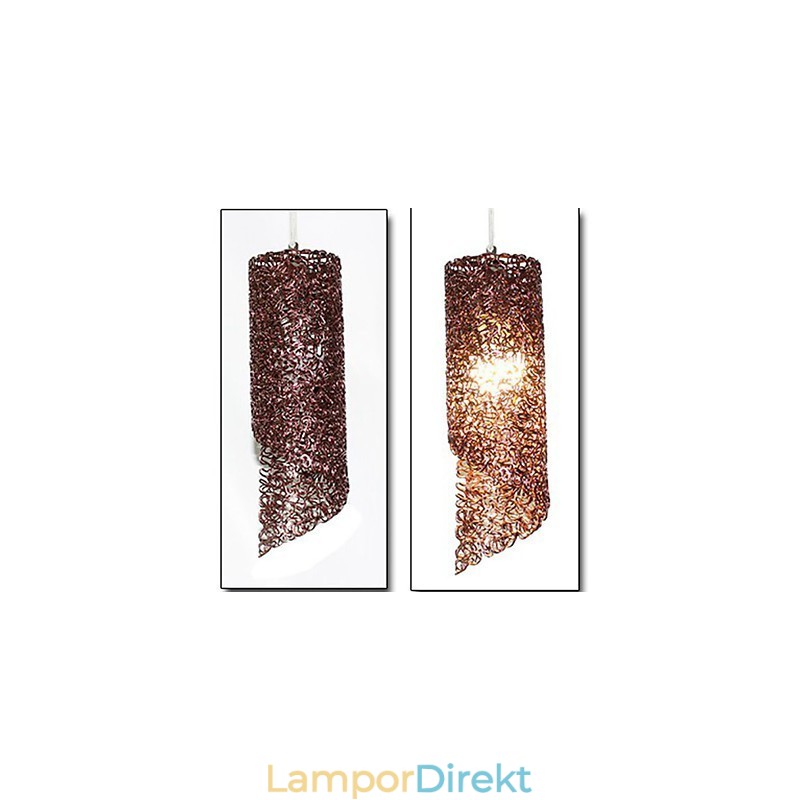 Huvud Cylindrisk Rund Lång Aluminium Cylinder Creative Lampor