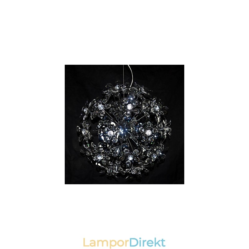Modern Och Modern Kromkristall Taklampa