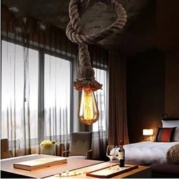 Creative Hamp Rope Chandelier