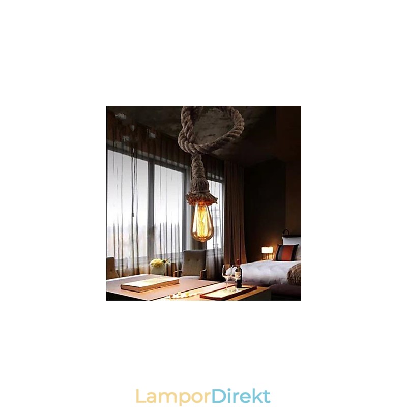 Creative Hamp Rope Chandelier