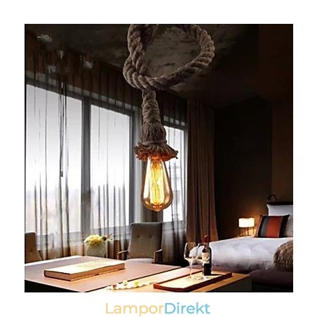 Creative Hamp Rope Chandelier Creative Hamp Rope Chandelier