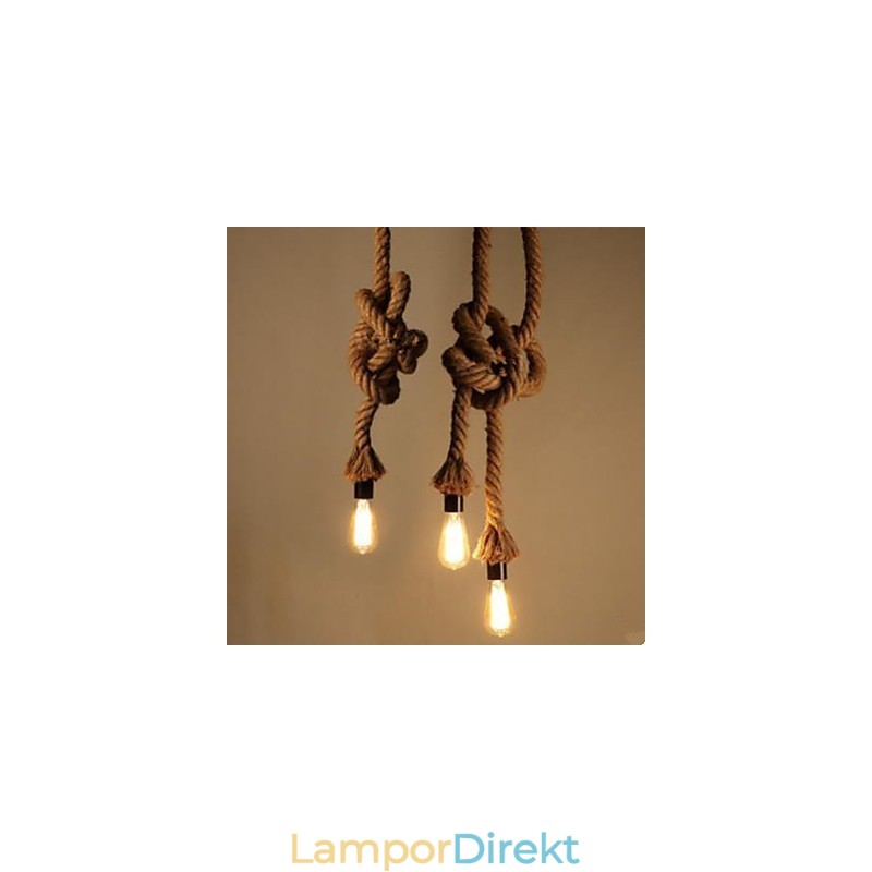 Creative Hamp Rope Chandelier