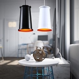 Klassisk Rustik Vintage Mini Stil Målning Metall Taklampa