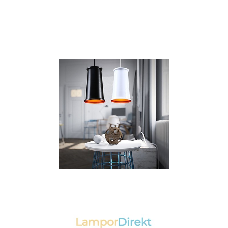 Klassisk Rustik Vintage Mini Stil Målning Metall Taklampa