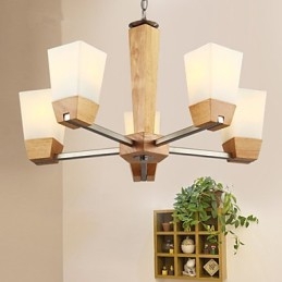 Pendellampor Country Wood Bamboo