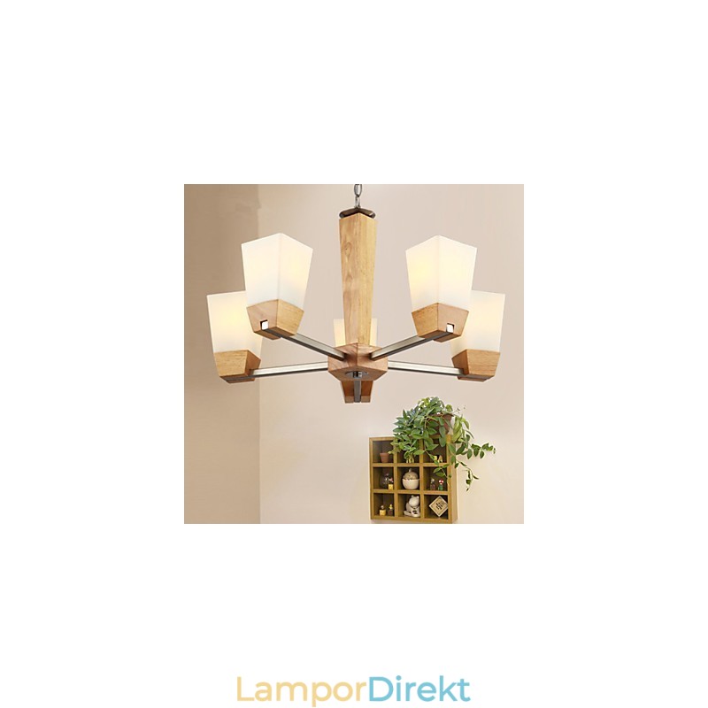 Pendellampor Country Wood Bamboo