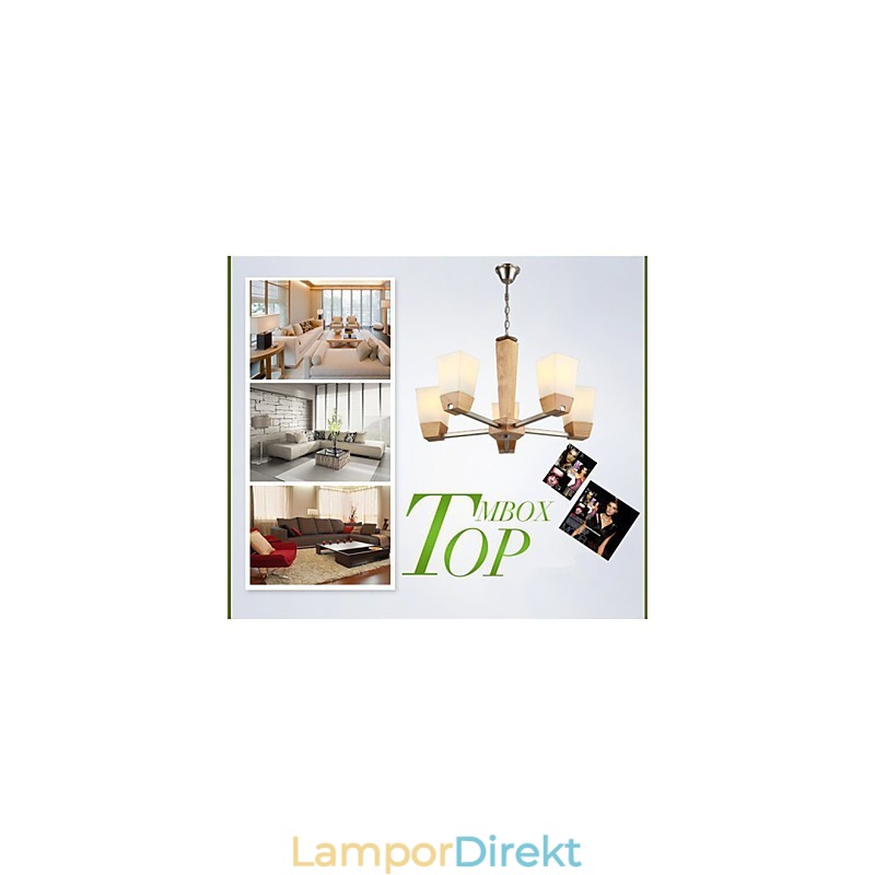 Pendellampor Country Wood Bamboo