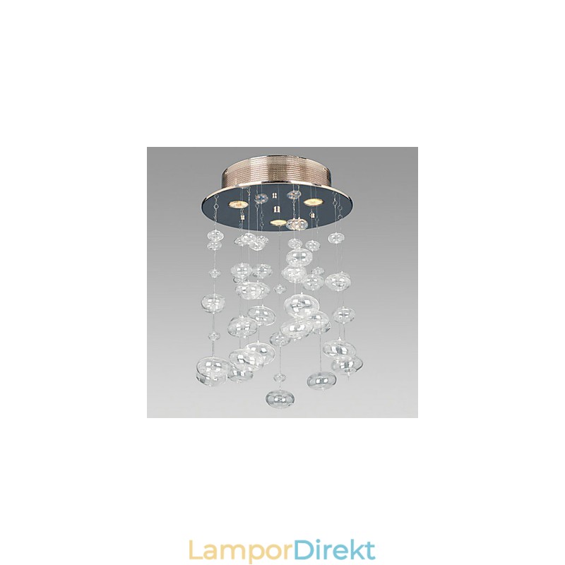 Semi Flush Mount Med 3 Lampor