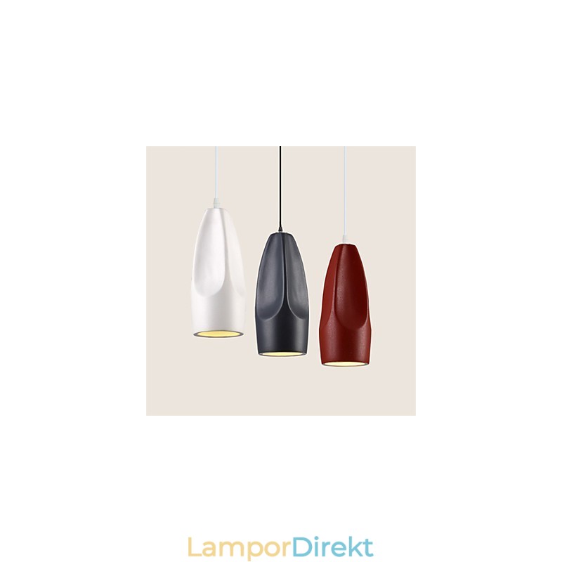 Vintage Retro Mini Stil Målning Metall Taklampa