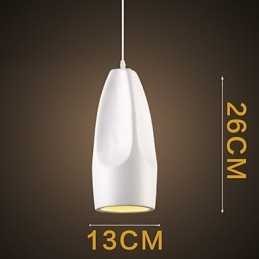 Vintage Retro Mini Stil Målning Metall Taklampa
