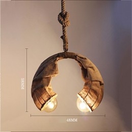 Pendellampor Traditionell Klassisk Retro Metall