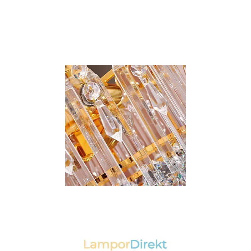 Lyxig Kristallkrona Med 7 Lampor