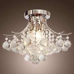Ljuskrona Modern Crystal 3 Lampor
