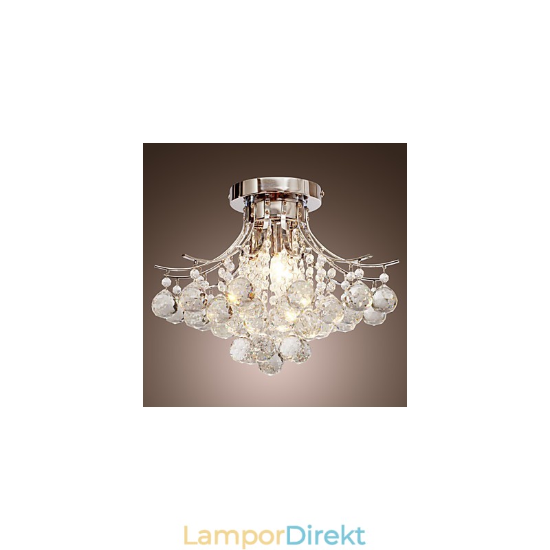 Ljuskrona Modern Crystal 3 Lampor
