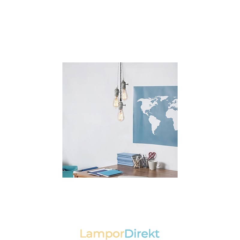 Traditionell Klassisk Vintage Mini Stil Metall Taklampa