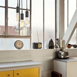 Vintage Mini Style Målning Metall Pendel Light Garage