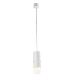 Ge 05032 8W 136Mm 1 Ljus Mini Pendellampa Pulveriserad Vit Med Aluminium