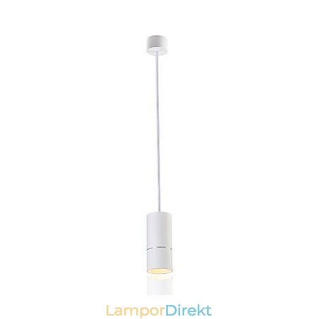 Ge 05032 8W 136Mm 1 Ljus Mini Pendellampa Pulveriserad Vit Med Aluminium Ge 05032 8W 136Mm 1 Ljus Mini Pendellampa Pulveriserad Vit Med Aluminium