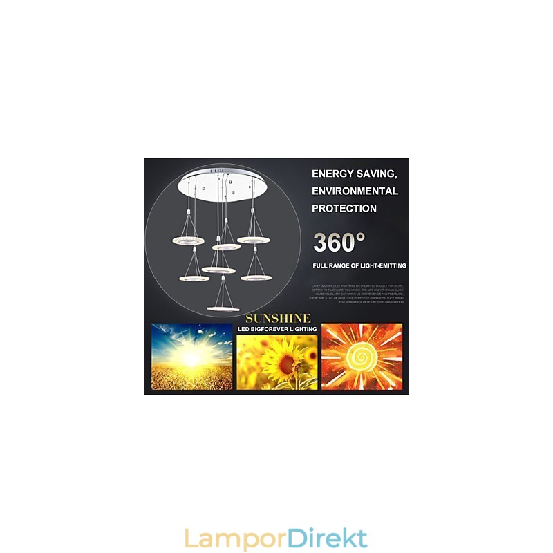 Kontor Inomhus 63W Pendelbelysning