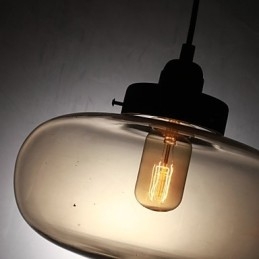 Modern Pendellampa I Transparent Glas Med 2 Lampor I Bubble Design