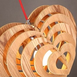 Ljuskrona Mini Style Lantern Trä Bambu