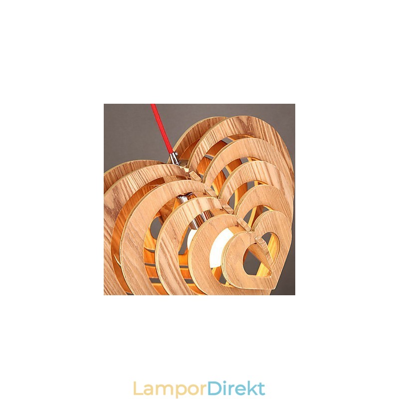 Ljuskrona Mini Style Lantern Trä Bambu