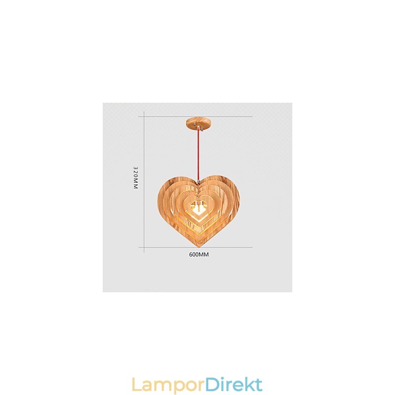 Ljuskrona Mini Style Lantern Trä Bambu