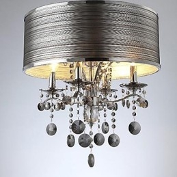 Modern Och Modern Kristallmetall Taklampa