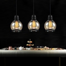 Retro Lighting Loft Lights Glas Pendel Light