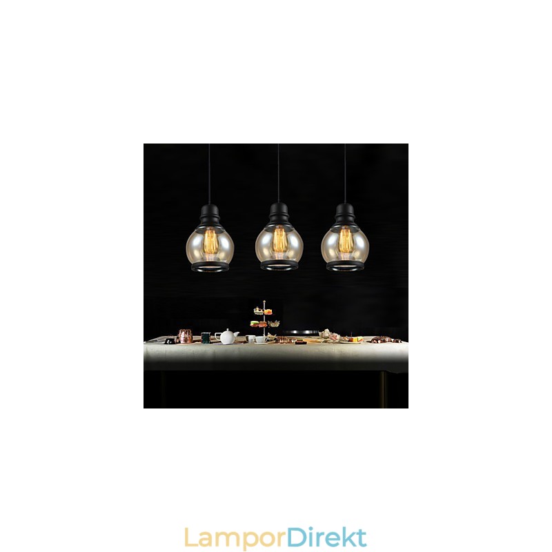 Retro Lighting Loft Lights Glas Pendel Light