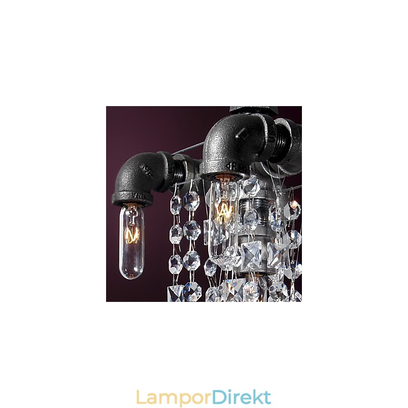 Nordamerikansk Stil Karakteristisk 5 Ljus Hänge I Rördesign