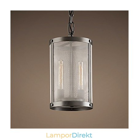 2 Ljus Pendent Light Med Transparent Skärm 2 Ljus Pendent Light Med Transparent Skärm