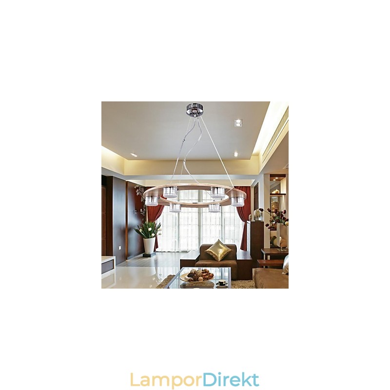 Pendellampor Modern Contemporary Wood Bamboo