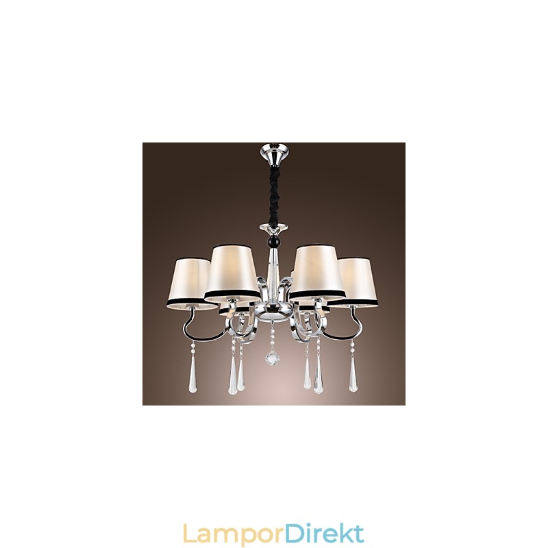 Modern Samtida Traditionell Klassisk Rustik Lodge Vintage Island Chrome Metal Chandelier Dining