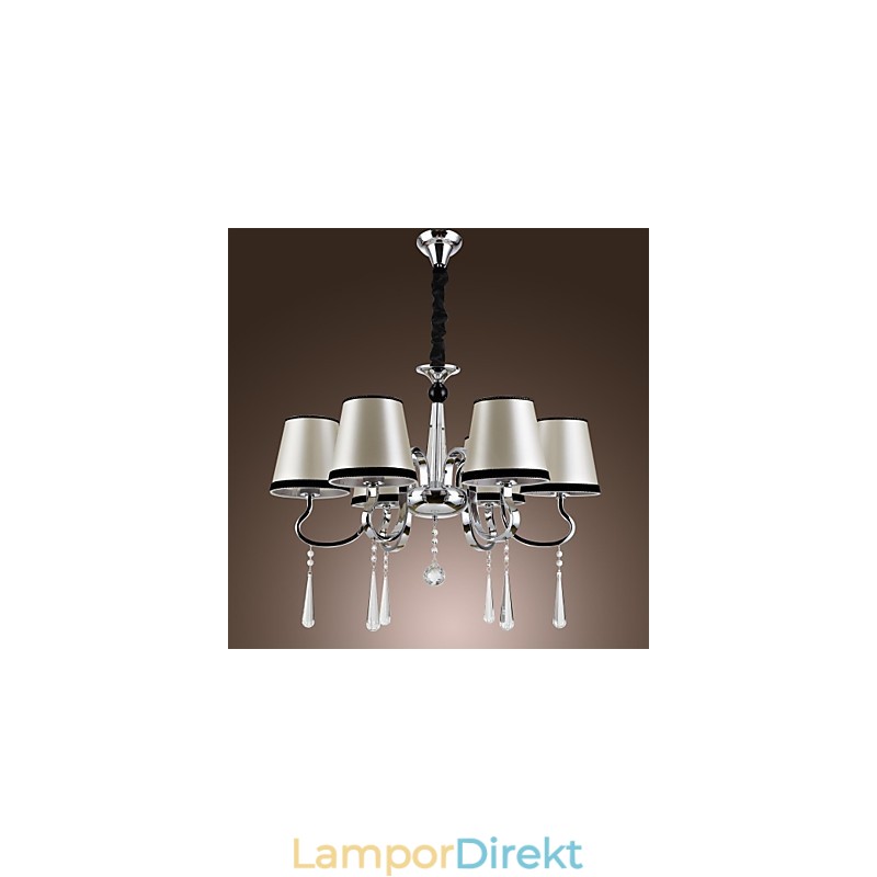 Modern Samtida Traditionell Klassisk Rustik Lodge Vintage Island Chrome Metal Chandelier Dining