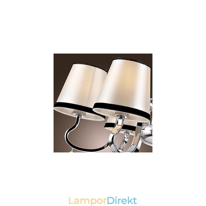 Modern Samtida Traditionell Klassisk Rustik Lodge Vintage Island Chrome Metal Chandelier Dining