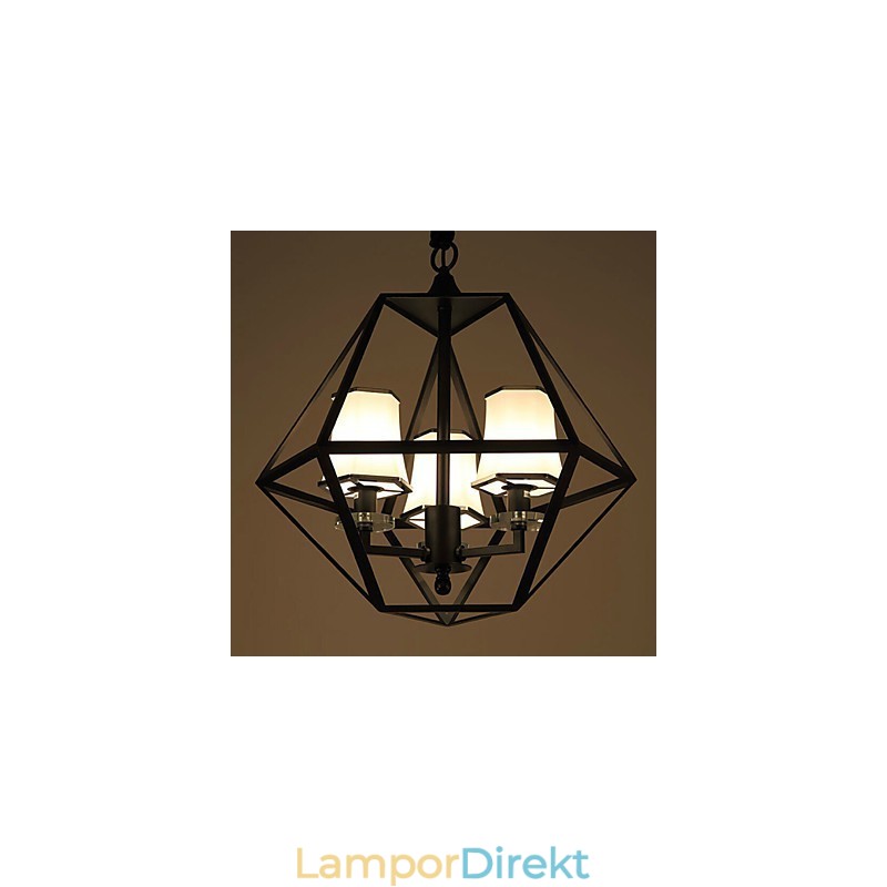 Pendellampor 3 Lampor Country Outdoors Metal