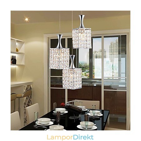 Lampor Metallram K9 Kristallkrona Droplight Skicka Glödlampa Lampor Metallram K9 Kristallkrona Droplight Skicka Glödlampa