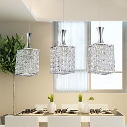 Lampor Metallram K9 Kristallkrona Droplight Skicka Glödlampa