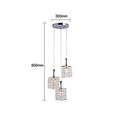 Lampor Metallram K9 Kristallkrona Droplight Skicka Glödlampa