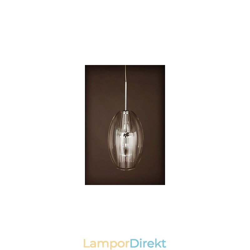 Modern Och Modern Traditionell Klassisk Trumlampa I Krommetall